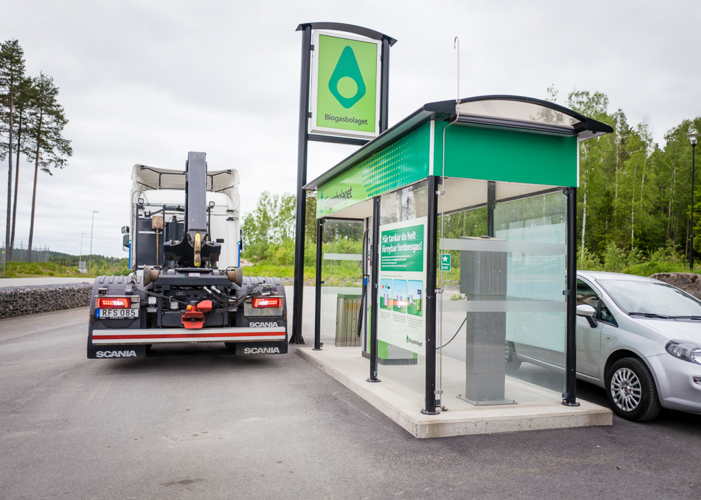 biogas tankstation